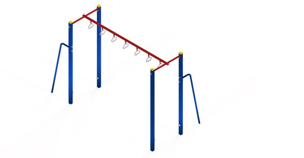 Hanging-rings-single-rails