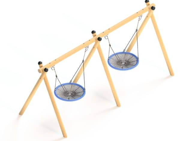Flying Saucer - Timba Double Frame with 2x 1200mm Baskets