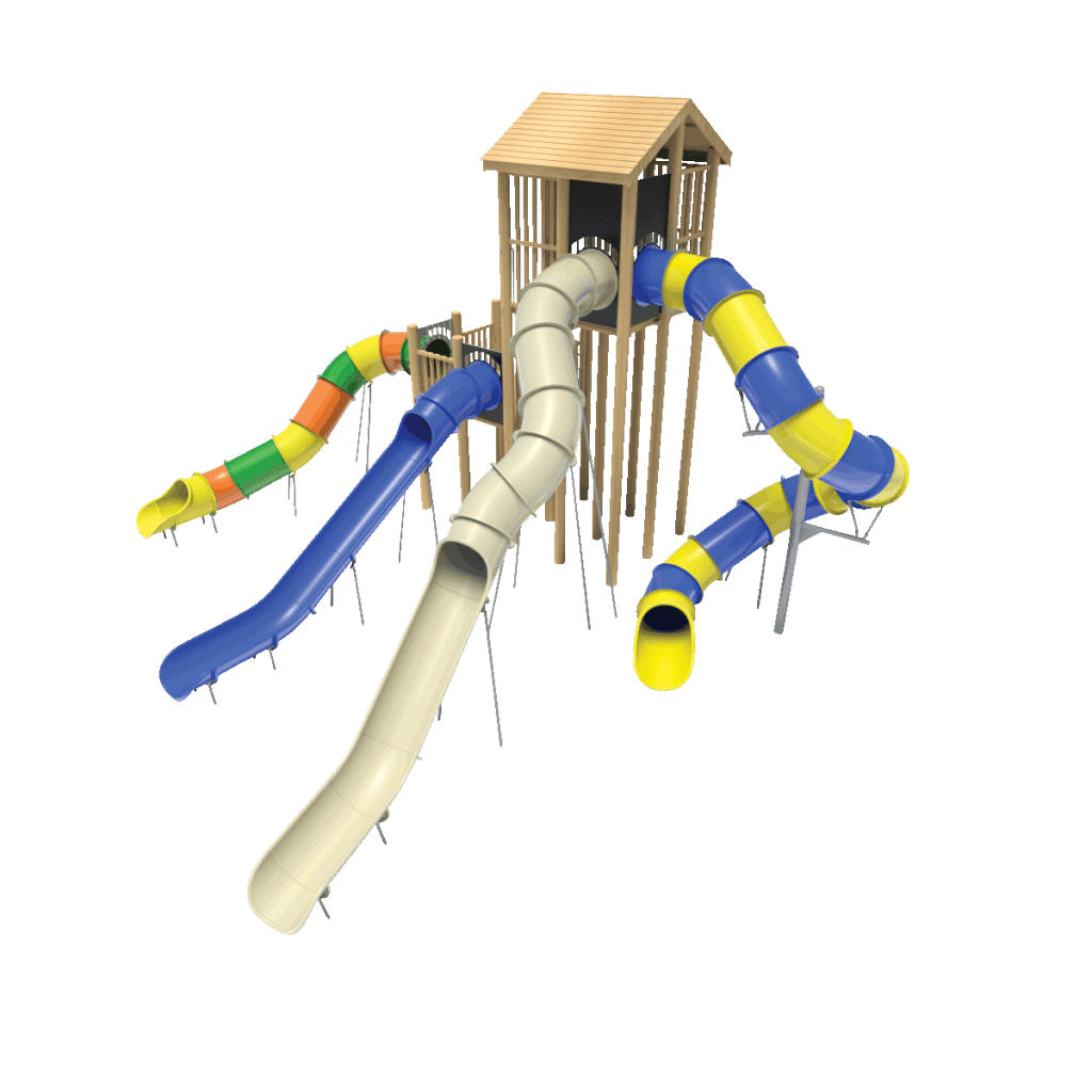 Playground Tube & Chute Slide